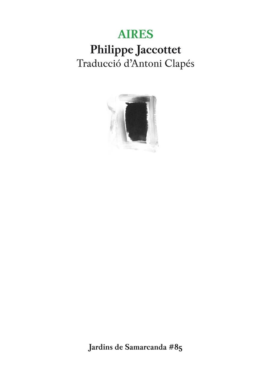 AIRES | 9788497666077 | JACCOTTET, PHILIPPE | Llibreria L'Odissea - Libreria Online de Vilafranca del Penedès - Comprar libros