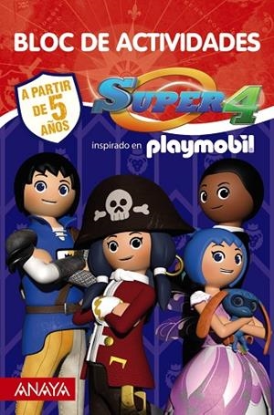 SUPER 4 BLOC DE ACTIVIDADES | 9788469834565 | PLAYMOBIL | Llibreria L'Odissea - Libreria Online de Vilafranca del Penedès - Comprar libros
