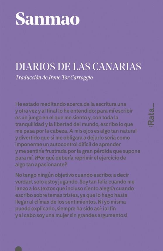 DIARIOS DE LAS CANARIAS | 9788416738090 | SANMAO | Llibreria Online de Vilafranca del Penedès | Comprar llibres en català