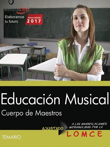 CUERPO DE MAESTROS EDUCACIÓN MUSICAL TEMARIO | 9788468175874 | AA.VV. | Llibreria L'Odissea - Libreria Online de Vilafranca del Penedès - Comprar libros