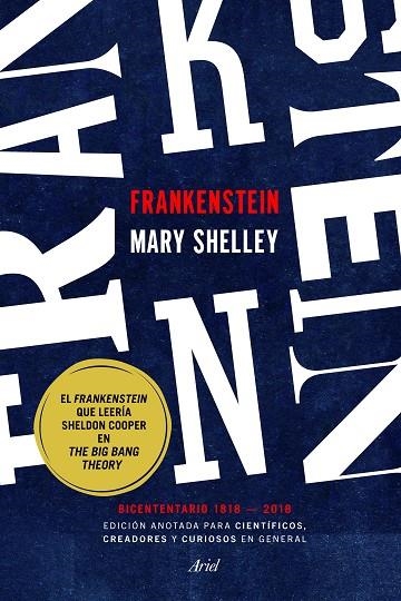 FRANKENSTEIN EDICIÓN ANOTADA PARA CIENTÍFICOS, CREADORES Y CURIOSOS EN GENERAL | 9788434427143 | SHELLEY, MARY | Llibreria L'Odissea - Libreria Online de Vilafranca del Penedès - Comprar libros