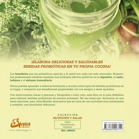 BEBIDAS PROBIÓTICAS | 9788484456711 | MUELLER, JULIA | Llibreria L'Odissea - Libreria Online de Vilafranca del Penedès - Comprar libros