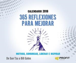 CALENDARIO 2018 365 REFLEXIONES PARA MEJORAR | 9788416904525 | PROFIT EDITORIAL | Llibreria L'Odissea - Libreria Online de Vilafranca del Penedès - Comprar libros