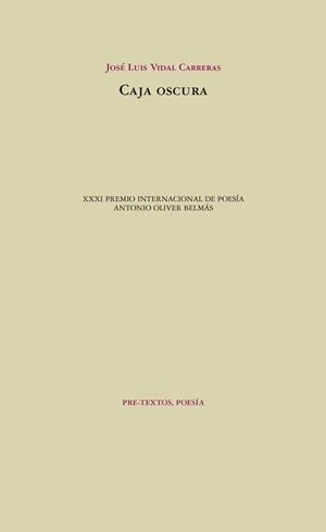 CAJA OSCURA | 9788417143206 | VIDAL CARRERAS, JOSÉ LUIS | Llibreria L'Odissea - Libreria Online de Vilafranca del Penedès - Comprar libros