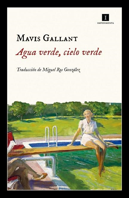 AGUA VERDE CIELO VERDE | 9788417115562 | GALLANT, MAVIS | Llibreria L'Odissea - Libreria Online de Vilafranca del Penedès - Comprar libros