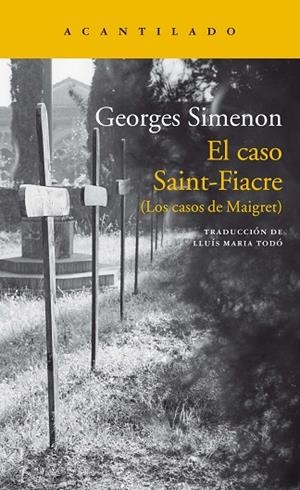 EL CASO SAINT-FIACRE | 9788417346133 | SIMENON, GEORGES | Llibreria L'Odissea - Libreria Online de Vilafranca del Penedès - Comprar libros