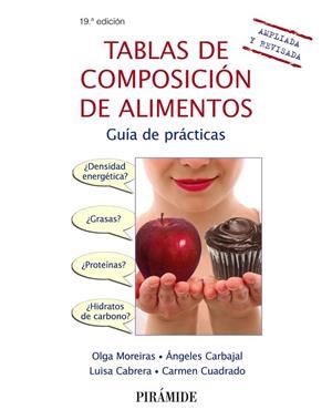 TABLAS DE COMPOSICIÓN DE ALIMENTOS | 9788436839470 | AA VV | Llibreria L'Odissea - Libreria Online de Vilafranca del Penedès - Comprar libros