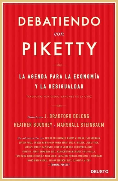 DEBATIENDO CON PIKETTY | 9788423427444 | BOUSHEY, HEATHER/DELONG, J. BRADFORD/STEINBAUM, MARSHALL | Llibreria L'Odissea - Libreria Online de Vilafranca del Penedès - Comprar libros