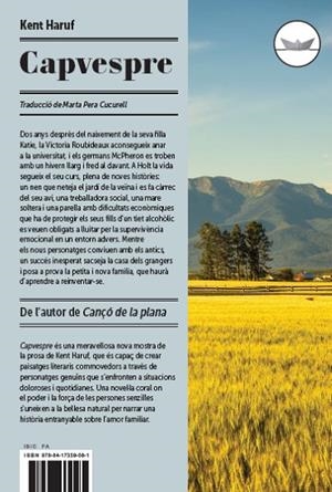 CAPVESPRE | 9788417339081 | HARUF, KENT | Llibreria L'Odissea - Libreria Online de Vilafranca del Penedès - Comprar libros
