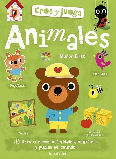 CREA Y JUEGA ANIMALES | 9788408185451 | BILLET, MARION | Llibreria L'Odissea - Libreria Online de Vilafranca del Penedès - Comprar libros