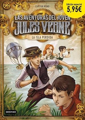 LAS AVENTURAS DEL JOVEN JULES VERNE 1 LA ISLA PERDIDA | 9788408191810 | CAPITÁN NEMO | Llibreria Online de Vilafranca del Penedès | Comprar llibres en català