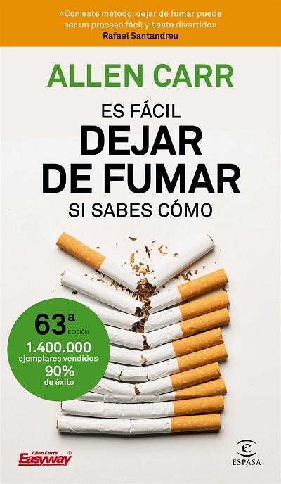 ES FÁCIL DEJAR DE FUMAR SI SABES CÓMO | 9788467052930 | CARR, ALLEN | Llibreria L'Odissea - Libreria Online de Vilafranca del Penedès - Comprar libros