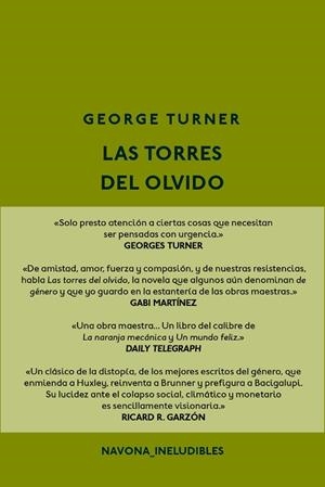 LAS TORRES DEL OLVIDO | 9788417181499 | TURNER, GEORGE | Llibreria Online de Vilafranca del Penedès | Comprar llibres en català