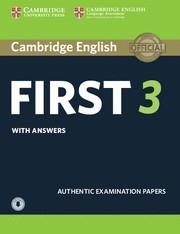 CAMBRIDGE ENGLISH FIRST 3 STUDENT'S BOOK WITH ANSWERS WITH AUDIO | 9781108380782 | AA VV | Llibreria L'Odissea - Libreria Online de Vilafranca del Penedès - Comprar libros