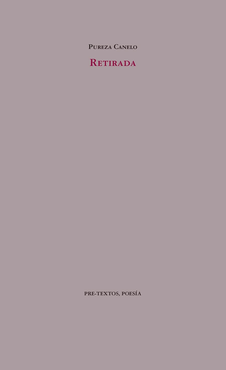 RETIRADA | 9788417143626 | CANELO, PUREZA | Llibreria Online de Vilafranca del Penedès | Comprar llibres en català