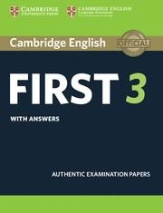 CAMBRIDGE ENGLISH FIRST 3 STUDENT'S BOOK WITH ANSWERS | 9781108433730 | AA VV | Llibreria L'Odissea - Libreria Online de Vilafranca del Penedès - Comprar libros