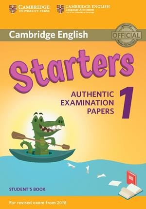 STARTERS 1 STUDENT'S | 9781316635896 | CAMBRIDGE ENGLISH LANGUAGE ASSESSMENT | Llibreria L'Odissea - Libreria Online de Vilafranca del Penedès - Comprar libros