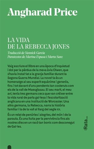 LA VIDA DE LA REBECCA JONES | 9788416738434 | PRICE, ANGHARAD | Llibreria L'Odissea - Libreria Online de Vilafranca del Penedès - Comprar libros