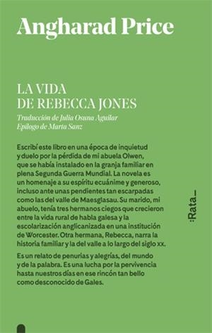 LA VIDA DE REBECCA JONES | 9788416738441 | PRICE, ANGHARAD | Llibreria L'Odissea - Libreria Online de Vilafranca del Penedès - Comprar libros
