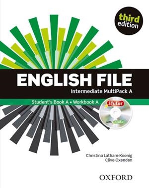 ENGLISH FILE 3RD EDITION INTERMEDIATE. STUDENT'S BOOK MULTIPACK A WITHOUT OXFORD | 9780194520485 | OXENDEN, CLIVE | Llibreria L'Odissea - Libreria Online de Vilafranca del Penedès - Comprar libros