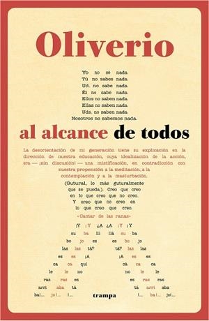 OLIVERIO AL ALCANCE DE TODOS | 9788494914003 | GIRONDO, OLIVERIO | Llibreria L'Odissea - Libreria Online de Vilafranca del Penedès - Comprar libros
