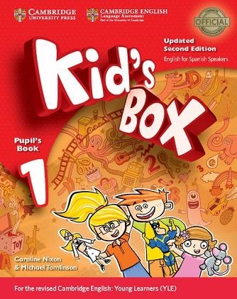 KID'S BOX LEVEL 1 PUPIL'S BOOK WITH MY HOME BOOKLET UPDATED ENGLISH FOR SPANISH | 9788490361771 | AA VV | Llibreria L'Odissea - Libreria Online de Vilafranca del Penedès - Comprar libros