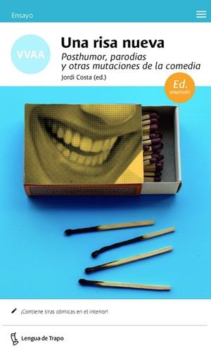 UNA RISA NUEVA | 9788483812259 | COSTA, JORDI ( ED ) | Llibreria L'Odissea - Libreria Online de Vilafranca del Penedès - Comprar libros