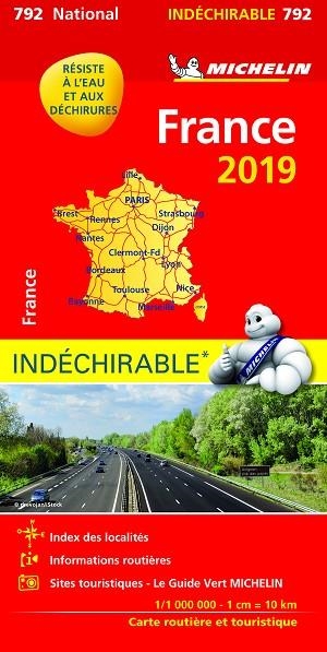 MAPA NACIONAL FRANÇA 2019 | 9782067236936 | AA VV | Llibreria L'Odissea - Libreria Online de Vilafranca del Penedès - Comprar libros