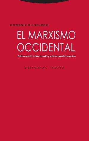 EL MARXISMO OCCIDENTAL | 9788498797640 | LOSURDO, DOMENICO | Llibreria L'Odissea - Libreria Online de Vilafranca del Penedès - Comprar libros