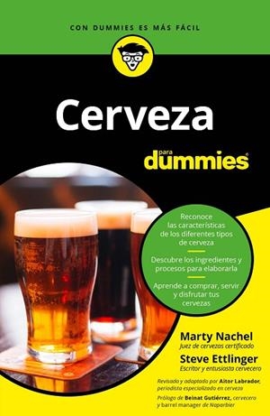 CERVEZA PARA DUMMIES | 9788432905094 | LABRADOR OCHOA, AITOR/ETTLINGER, STEVE/NACHEL, MARTY | Llibreria L'Odissea - Libreria Online de Vilafranca del Penedès - Comprar libros
