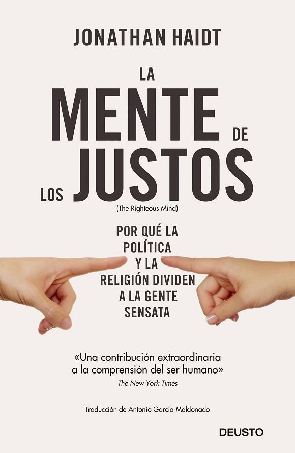 LA MENTE DE LOS JUSTOS | 9788423430093 | HAIDT, JONATHAN | Llibreria L'Odissea - Libreria Online de Vilafranca del Penedès - Comprar libros