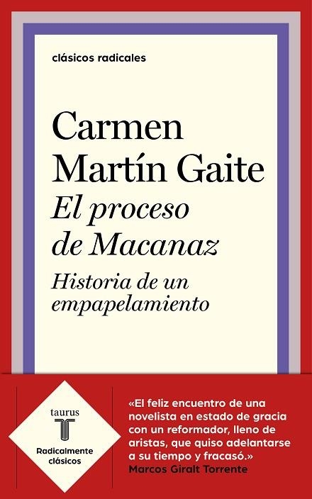 EL PROCESO DE MACANAZ | 9788430622511 | MARTÍN GAITE, CARMEN | Llibreria L'Odissea - Libreria Online de Vilafranca del Penedès - Comprar libros