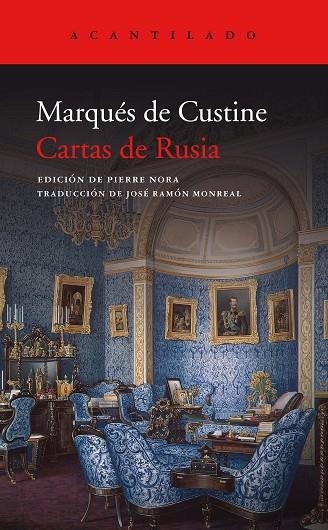 CARTAS DE RUSIA | 9788417346546 | MARQUÉS DE CUSTINE | Llibreria Online de Vilafranca del Penedès | Comprar llibres en català