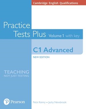 CAMBRIDGE ENGLISH QUALIFICATIONS: C1 ADVANCED VOLUME 1 PRACTICE TESTS PLUS WITH | 9781292208725 | KENNY, NICK/NEWBROOK, JACKY | Llibreria L'Odissea - Libreria Online de Vilafranca del Penedès - Comprar libros