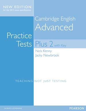 CAMBRIDGE ADVANCED VOLUME 2 PRACTICE TESTS PLUS NEW EDITION STUDENTS' BOOK WITH | 9781447966203 | KENNY, NICK/NEWBROOK, JACKY | Llibreria Online de Vilafranca del Penedès | Comprar llibres en català