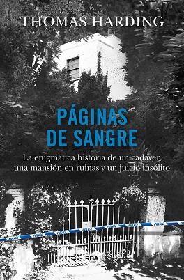 PÁGINAS DE SANGRE | 9788491872368 | HARDING THOMAS | Llibreria L'Odissea - Libreria Online de Vilafranca del Penedès - Comprar libros