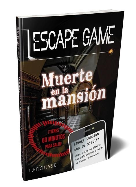 ESCAPE GAME. MUERTE EN LA MANSIÓN | 9788417720537 | LAROUSSE EDITORIAL | Llibreria L'Odissea - Libreria Online de Vilafranca del Penedès - Comprar libros
