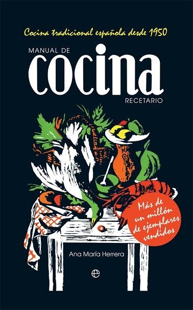 MANUAL DE COCINA. RECETARIO | 9788491646792 | HERRERA, ANA MARÍA | Llibreria L'Odissea - Libreria Online de Vilafranca del Penedès - Comprar libros
