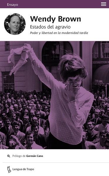 ESTADOS DEL AGRAVIO | 9788483812419 | BROWN, WENDY | Llibreria Online de Vilafranca del Penedès | Comprar llibres en català