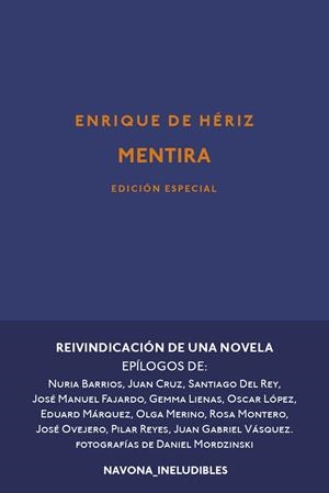 MENTIRA | 9788417978211 | DE HÉRIZ, ENRIQUE | Llibreria Online de Vilafranca del Penedès | Comprar llibres en català