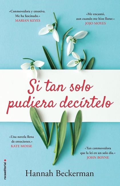 SI TAN SOLO PUDIERA DECÍRTELO | 9788417805210 | BECKERMAN, HANNAH | Llibreria L'Odissea - Libreria Online de Vilafranca del Penedès - Comprar libros