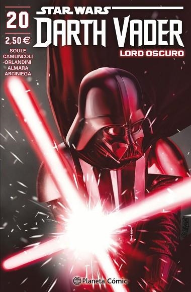STAR WARS DARTH VADER LORD OSCURO Nº 20/25 | 9788413411538 | SOULE, CHARLES/CAMUNCOLI, GIUSEPPE | Llibreria L'Odissea - Libreria Online de Vilafranca del Penedès - Comprar libros