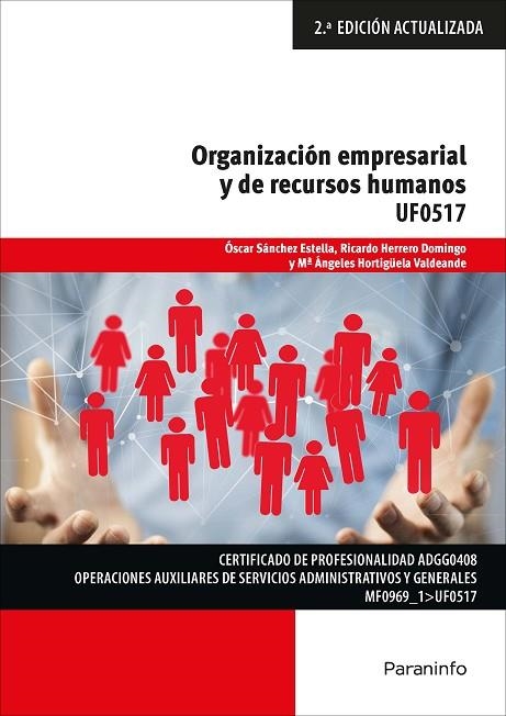 ORGANIZACIÓN EMPRESARIAL Y DE RECURSOS HUMANOS | 9788428341943 | HERRERO DOMINGO, RICARDO/HORTIGÜELA VALDEANDE, MARÍA ANGELES/SÁNCHEZ ESTELLA, ÓSCAR | Llibreria L'Odissea - Libreria Online de Vilafranca del Penedès - Comprar libros
