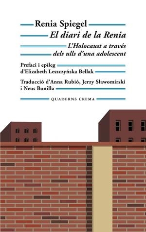 EL DIARI DE LA RENIA | 9788477276197 | SPIEGEL, RENIA | Llibreria Online de Vilafranca del Penedès | Comprar llibres en català