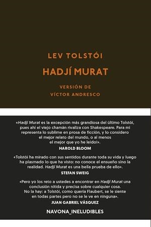 HADJÍ MURAT | 9788417978549 | TOLSTÓI, LEV | Llibreria Online de Vilafranca del Penedès | Comprar llibres en català