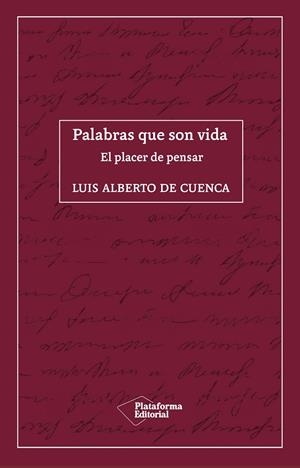 PALABRAS QUE SON VIDA | 9788418285035 | DE CUENCA, LUIS ALBERTO | Llibreria Online de Vilafranca del Penedès | Comprar llibres en català