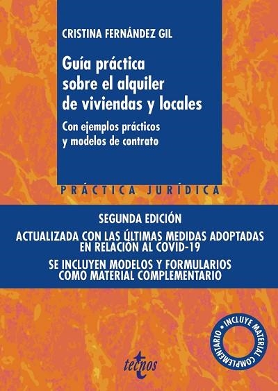 GUÍA PRÁCTICA SOBRE EL ALQUILER DE VIVIENDAS Y LOCALES | 9788430979066 | FERNÁNDEZ GIL, CRISTINA | Llibreria L'Odissea - Libreria Online de Vilafranca del Penedès - Comprar libros