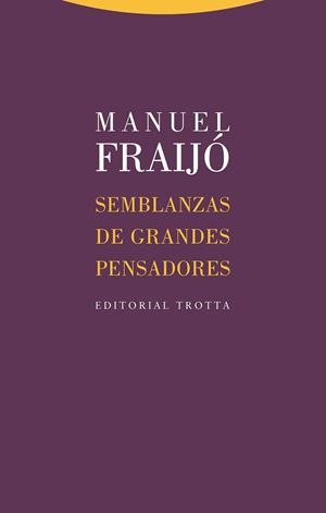 SEMBLANZAS DE GRANDES PENSADORES | 9788498798142 | FRAIJÓ, MANUEL | Llibreria L'Odissea - Libreria Online de Vilafranca del Penedès - Comprar libros