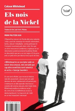 ELS NOIS DE LA NICKEL | 9788417339463 | WHITEHEAD, COLSON | Llibreria L'Odissea - Libreria Online de Vilafranca del Penedès - Comprar libros