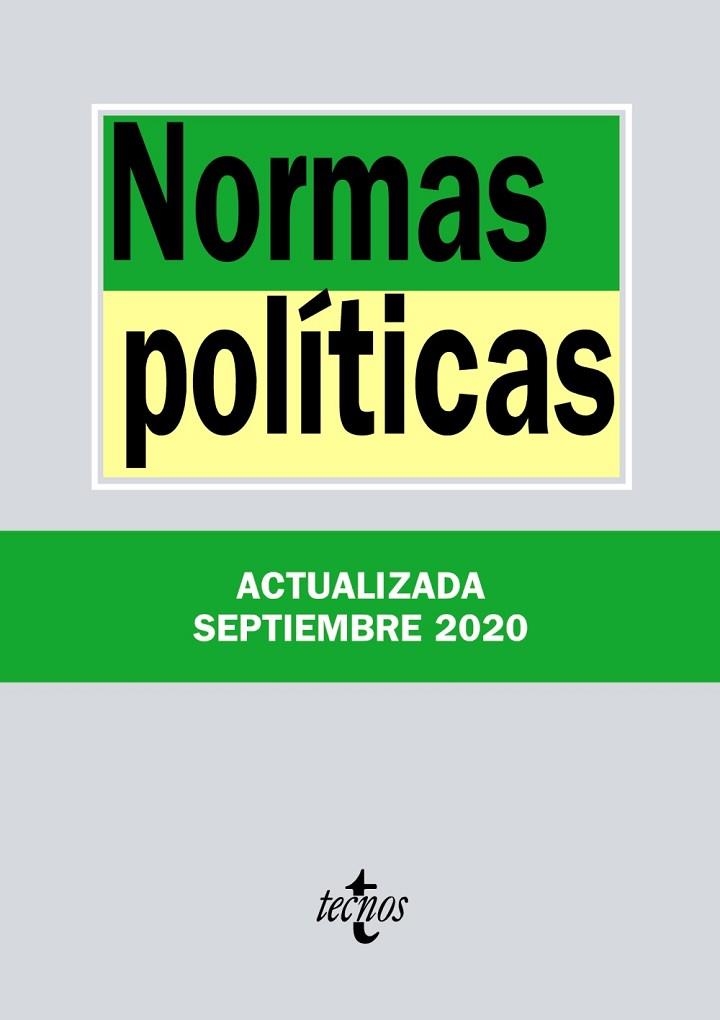 NORMAS POLÍTICAS | 9788430980048 | EDITORIAL TECNOS | Llibreria L'Odissea - Libreria Online de Vilafranca del Penedès - Comprar libros